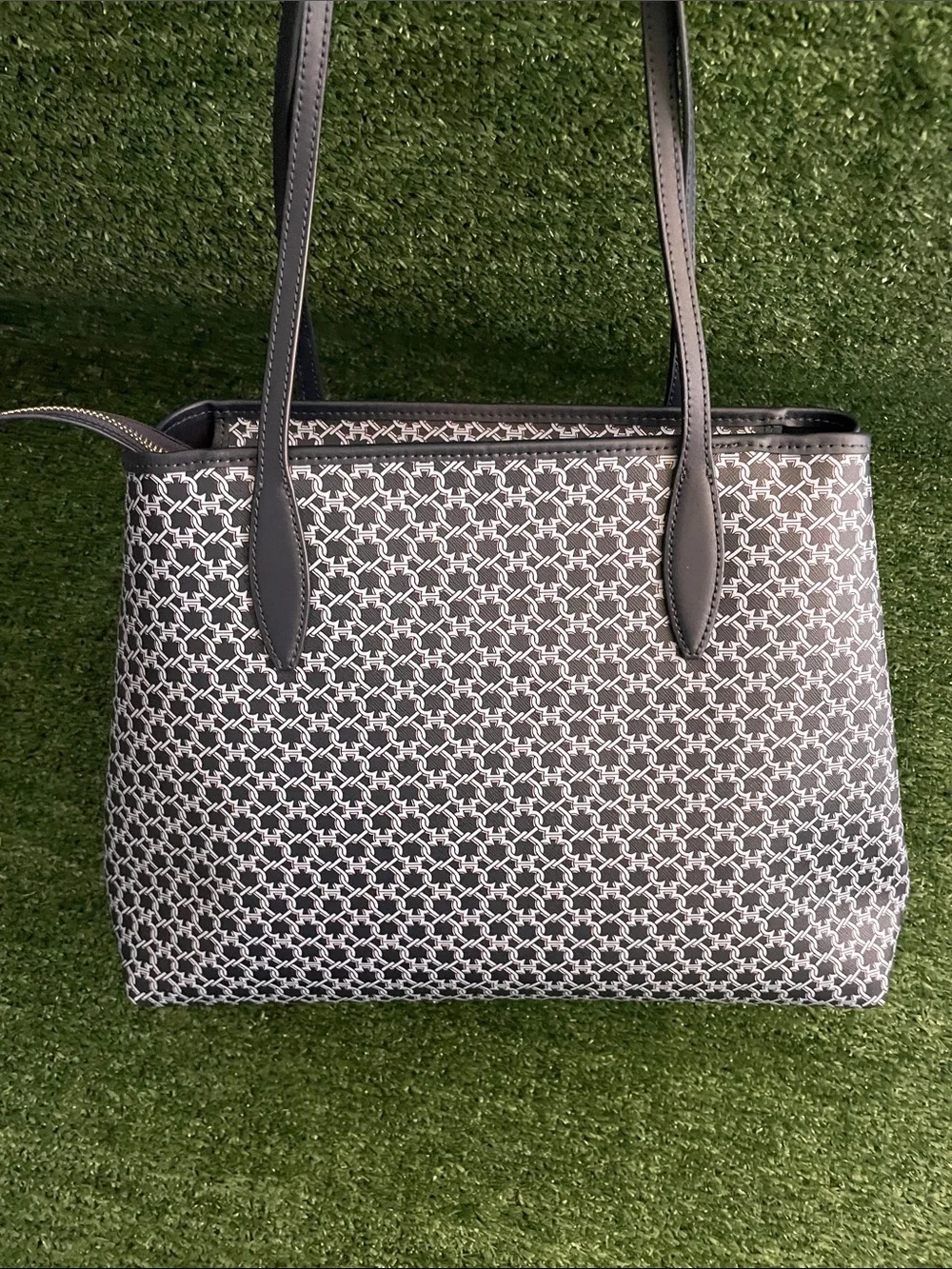Kate Spade New York Link Signature Tote Bag Large Blue